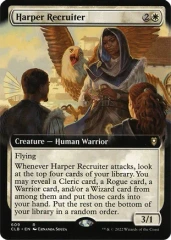 Harper Recruiter - Extended Art - Commander Legends: Battle of Baldur's Gate